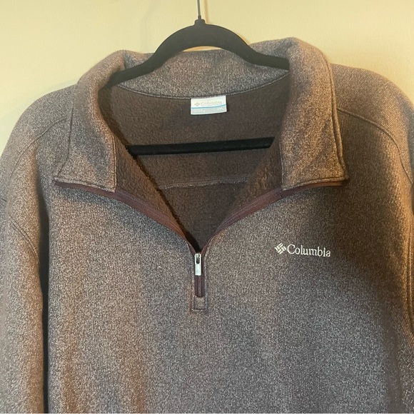 Columbia Men's Charcoal Zip-Up Sweater - Picture 2 of 8